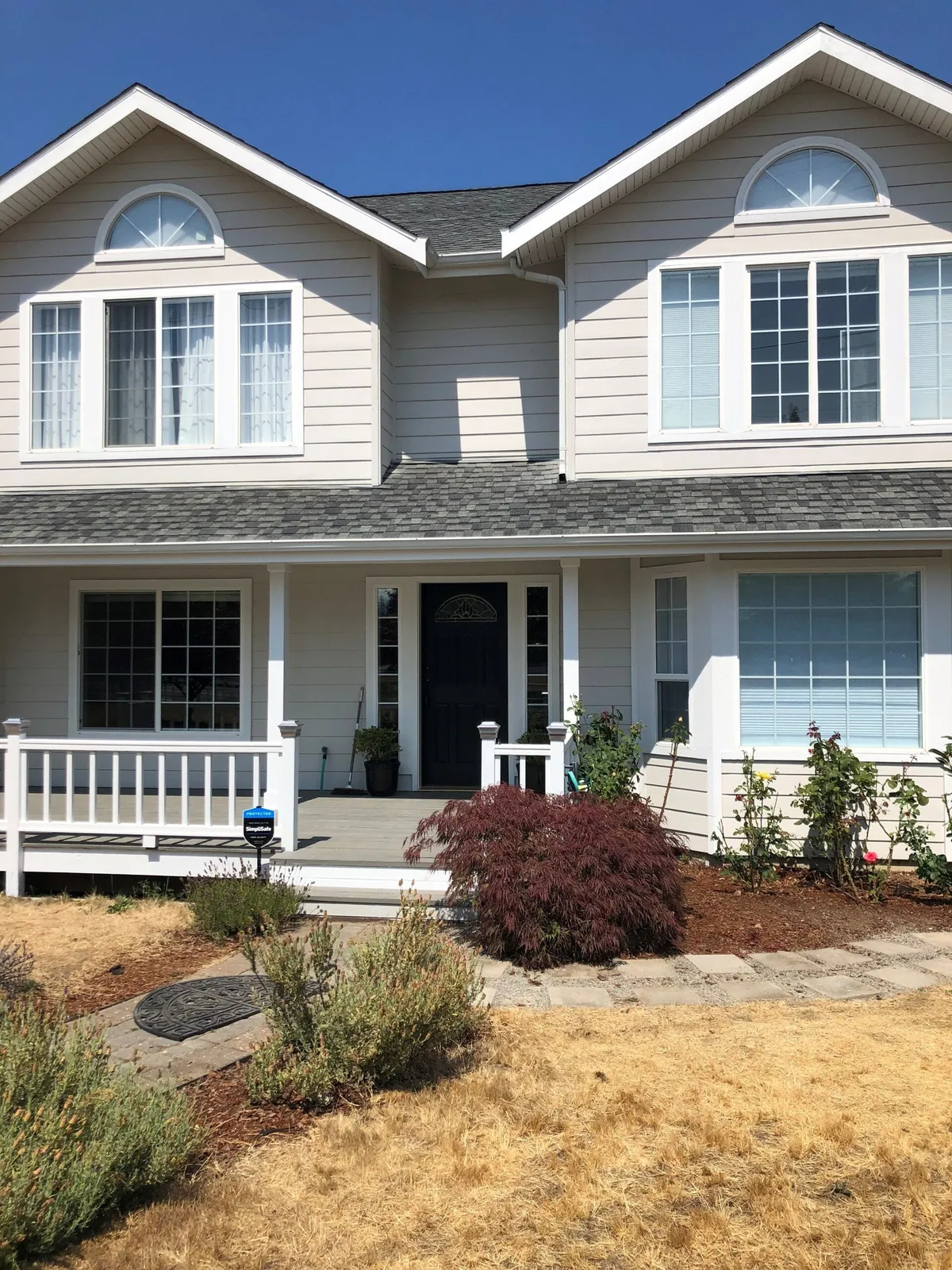 Exterior house after painting